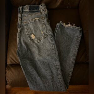 Abercrombie 90s high rise straight jeans